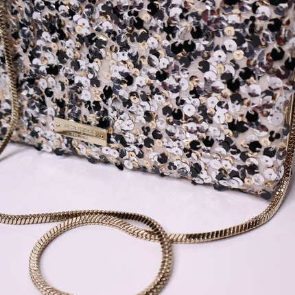 KATE SPADE New York 'All that Glitters' Sequin Emanuelle Clutch in Blush Purse