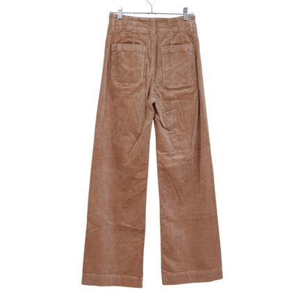 Maeve The Colette Corduroy Trousers Gold Wide Leg Full Length Pants Women's 26