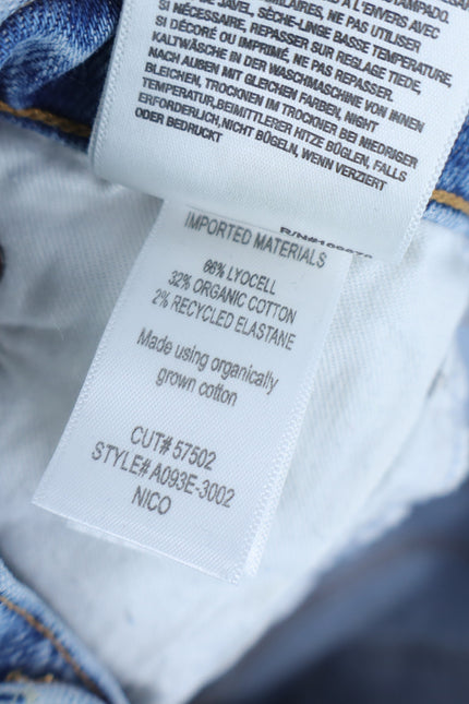 AGOLDE Nico High Rise Slim Jeans Chronicle Blue Light Wash Ankle Cut Women's 29