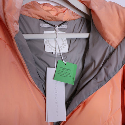 STELLA McCARTNEY NEW Kayla Quilted Down Puffer Jacket Orange Women's 50/16