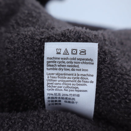 Barefoot Dreams CozyChic Lite Hooded Cardigan Brown Open Longline Women's XS/S