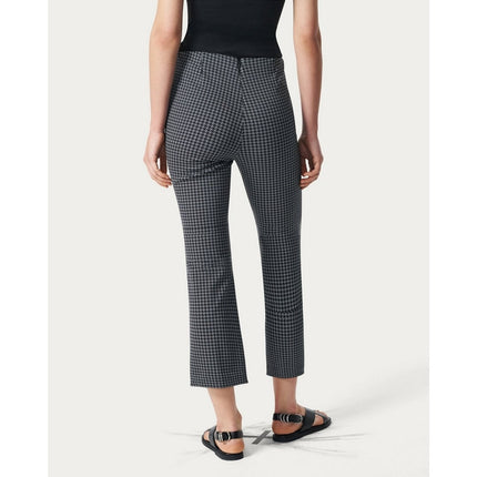 Rag & Bone Irina Pants Kick Flare Black Multi NWT Cropped Pull On Women's M