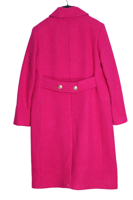 J. CREW NWT Warwick Italian Wool Blend Stadium Cloth Topcoat Pink Women's 00