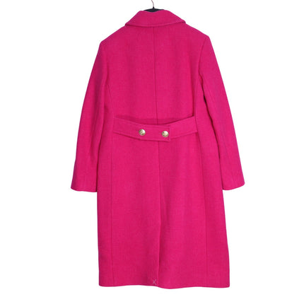 J. CREW Warwick Top Coat NWT Pink Italian Wool Blend Stadium Cloth Women's 00
