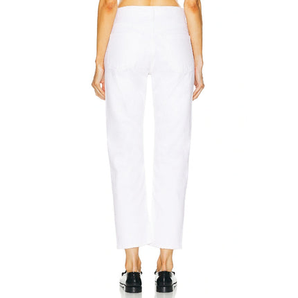 AGOLDE Parker Vintage Straight Jeans Milkshake White Low Slung Women's 24