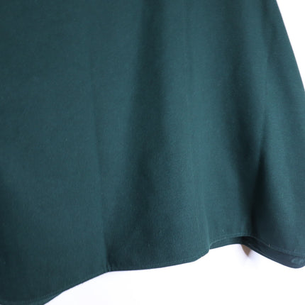 ANN TAYLOR Buttoned Trench Cape NWT Dark Green Wool Blend Women's MP