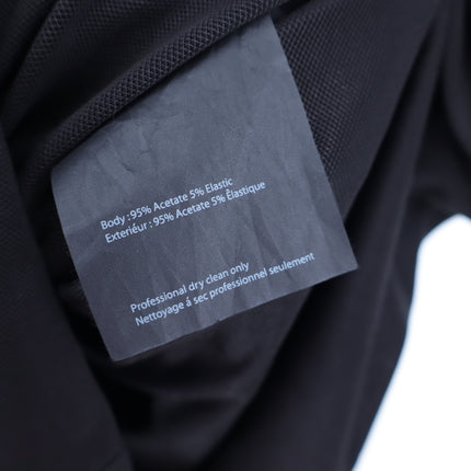 Alexander Wang Asymmetric Draped Dress Black NWT Cotton Jersey Women's 2