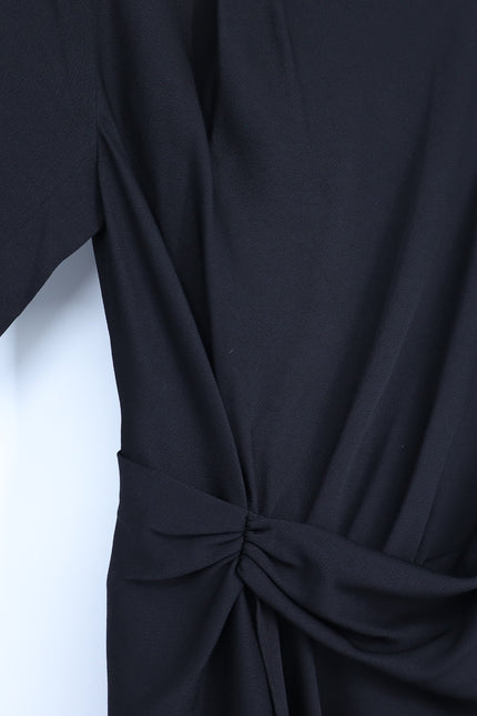 A.L.C Kay Mini Dress Black NWT Asymmetrical Skirt Long Sleeve Women's 4