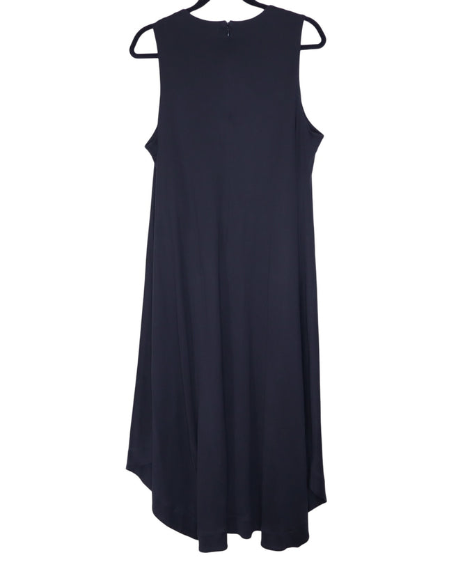 FABIANA FILIPPI Bead-Embellished Sleeveless Dress Black Jersey Knit Women's XL