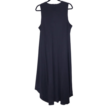 FABIANA FILIPPI Bead-Embellished Sleeveless Dress Black Jersey Knit Women's XL