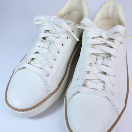 COLE HAAN Grandpro Topspin Sneakers Ivory Scallop Lace Up Women's 5.5B