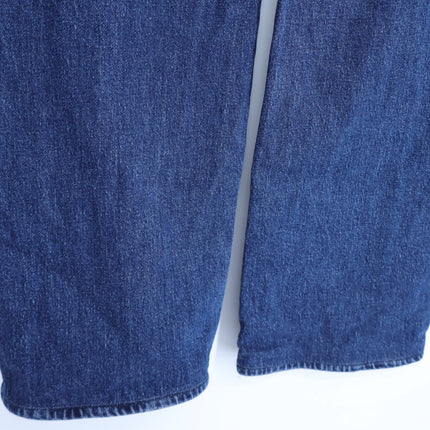 7 FOR ALL MANKIND Tess Cargo Jeans Blue Mid Rise Straight Dark Wash Women's 26