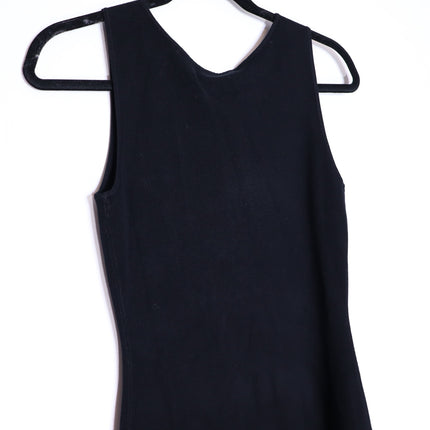 RAILS Alessia A-Line Maxi Dress NWT Black Mesh Pleated Heavy Knit Women's M