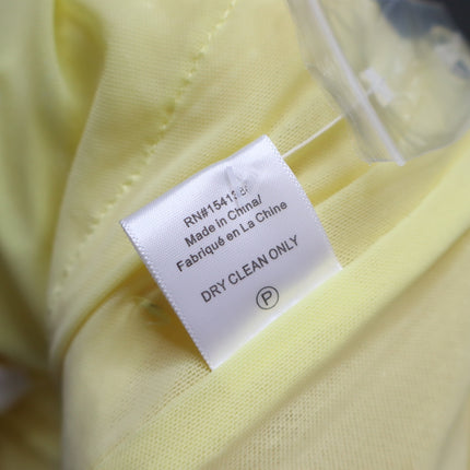STAUD Luisa Sequin Trouser NWT Pleated Wide-leg Yellow High Rise Women's 16