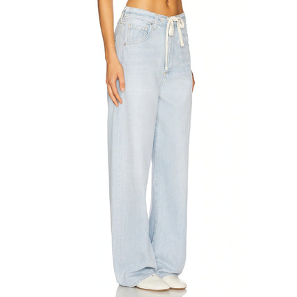 Citizens of Humanity Brynn Drawstring Jeans Portola Blue Light Wash Women's 25
