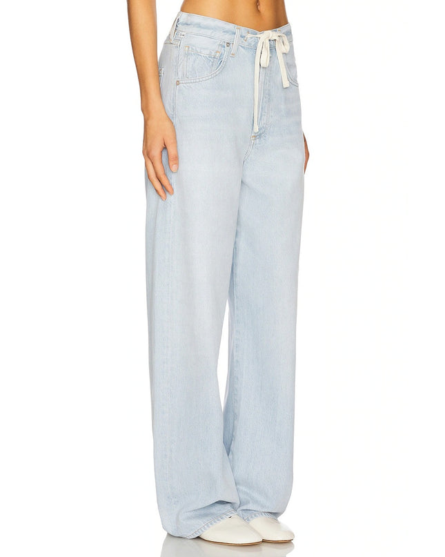 Citizens of Humanity Brynn Drawstring Jeans Portola Blue Light Wash Women's 25