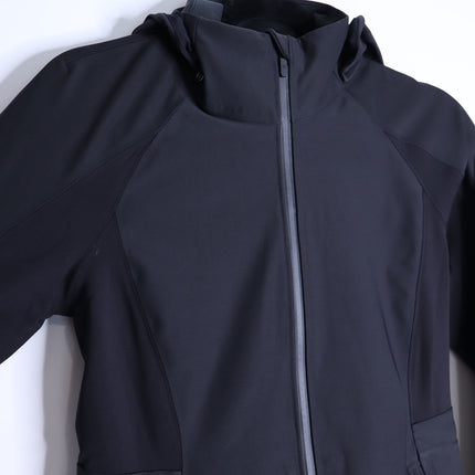 LULULEMON Hooded Sleet Sprinter Jacket Black Softshell Full Zip Women's 4