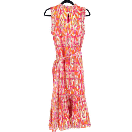 MARIE OLIVER Alice Maxi Dress NWT Guava Pink Metallic Sleeveless Women's M