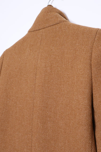 J. CREW Lodge Coat Italian Stadium Wool Jacket Heather Acorn Quilted Women's 0
