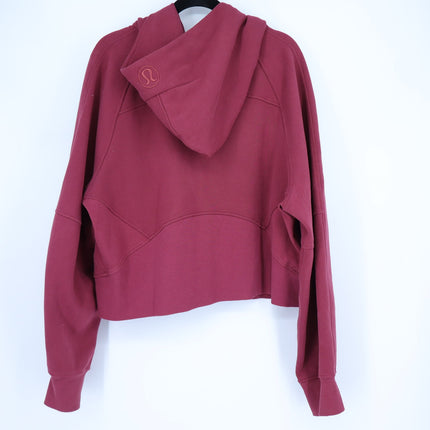 LULULEMON Oversized Scuba Hoodie Mulled Wine Half Zip Sweatshirt Women's XL/XXL