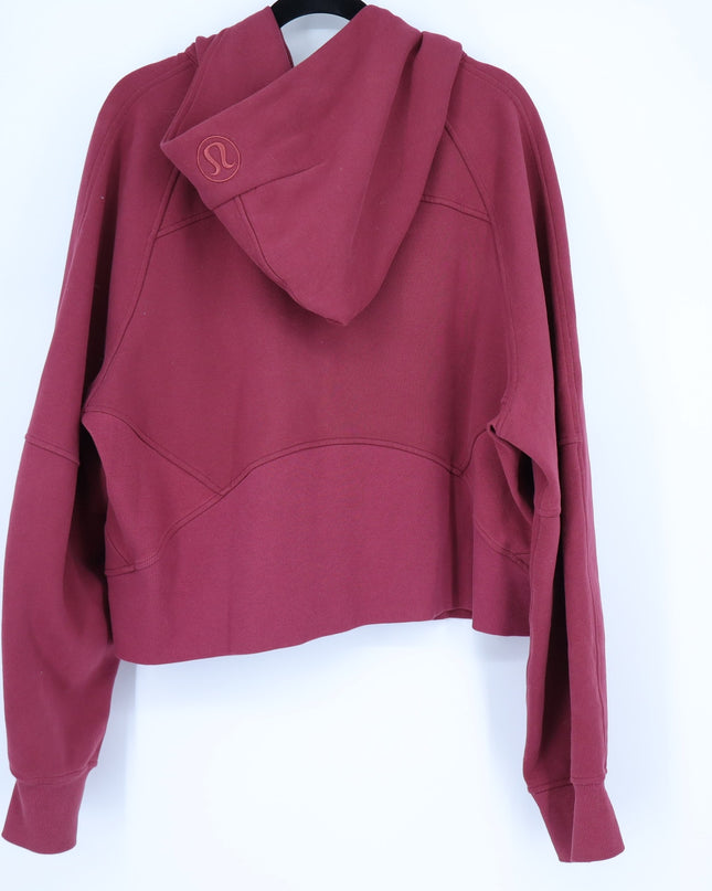 LULULEMON Oversized Scuba Hoodie Mulled Wine Half Zip Sweatshirt Women's XL/XXL