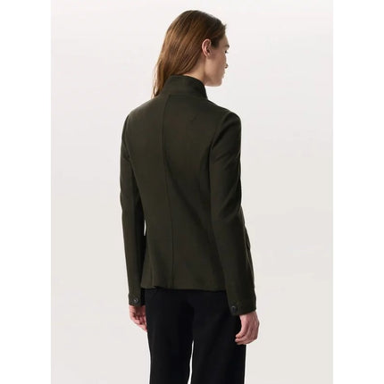 Rag & Bone Slade Wool Blazer Army Green Tailored Long Sleeve 4-Pocket Women's 6