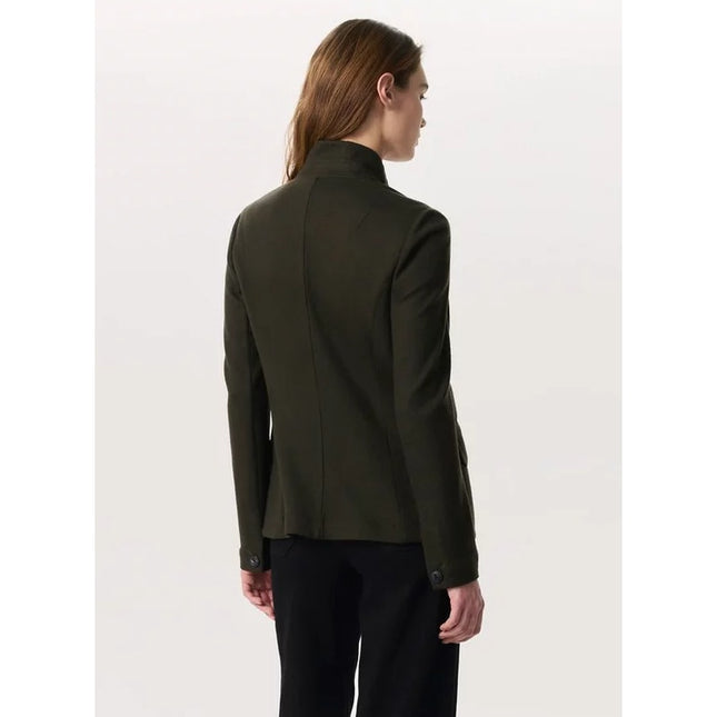 Rag & Bone Slade Wool Blazer Army Green Tailored Long Sleeve 4-Pocket Women's 6