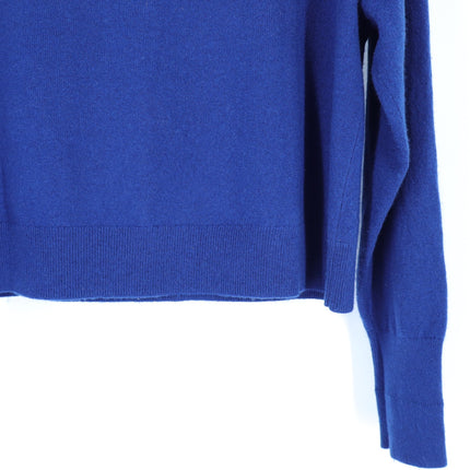 EVERLANE 100% Cashmere Turtleneck Sweater Blue Oversized Long Sleeve Women's L