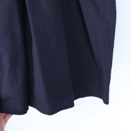 Mille Beja Ruffle Top Black Cotton Flutter Sleeve Blouse Women's XXS