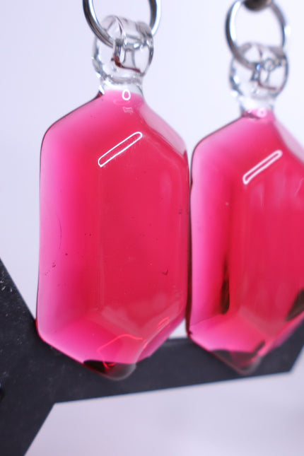 GLASSWEAR STUDIOS Handmade Pinot Noir Red Rupee Weights 10g/2.5mm Hangers
