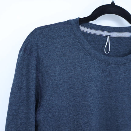 Lululemon 5 Year Basic Long Sleeve Tee Heathered Nautical Navy Active Men's M