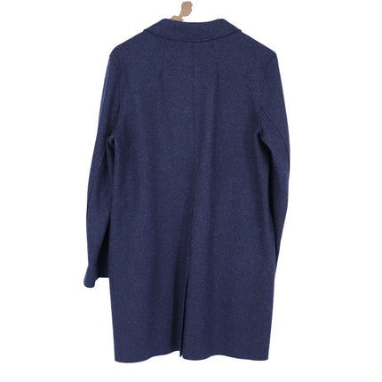Banana Republic Mario Bellucci Wool Blend Top Coat Navy Blue Coat Men's S