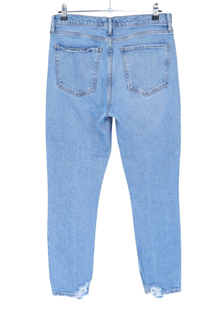 AGOLDE Nico High Rise Slim Jeans Chronicle Blue Light Wash Ankle Cut Women's 29