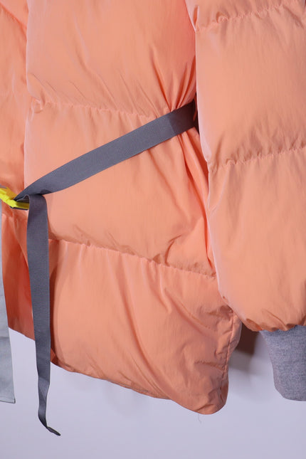 STELLA McCARTNEY NEW Kayla Quilted Down Puffer Jacket Orange Women's 50/16