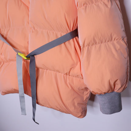 STELLA McCARTNEY NEW Kayla Quilted Down Puffer Jacket Orange Women's 50/16